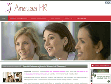 Tablet Screenshot of ameyaahr.com